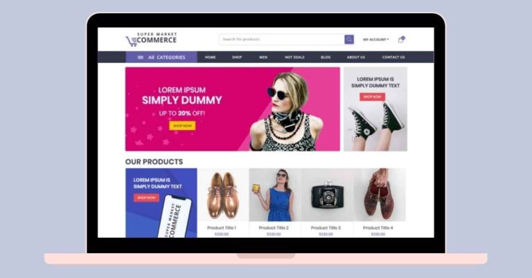 WordPress E-Commerce Landing Page Theme Development - Code Canel