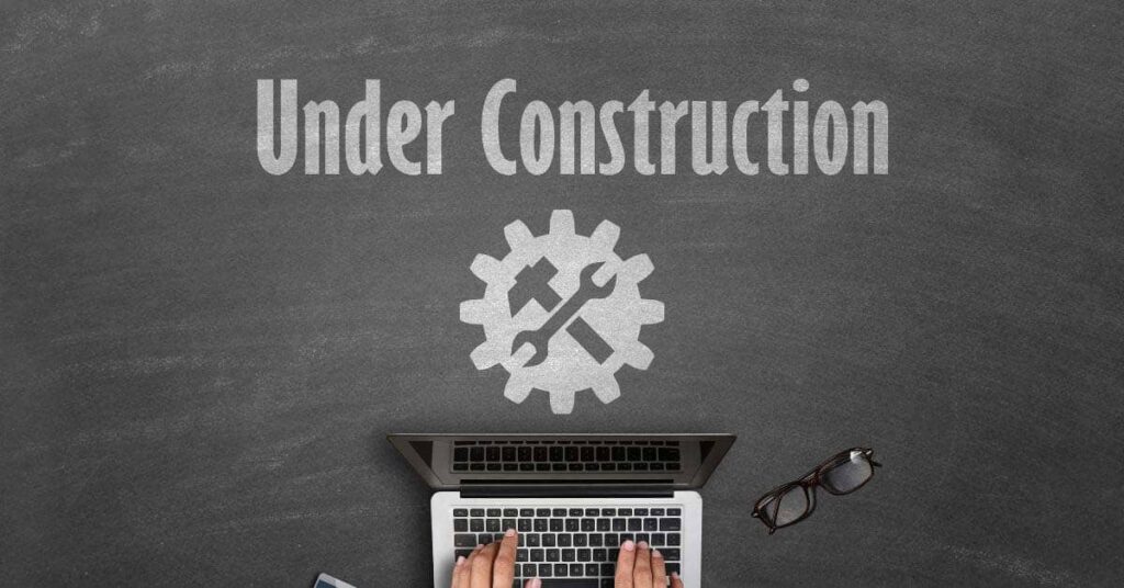 Social Media Focused Under Construction WordPress Theme Development ...