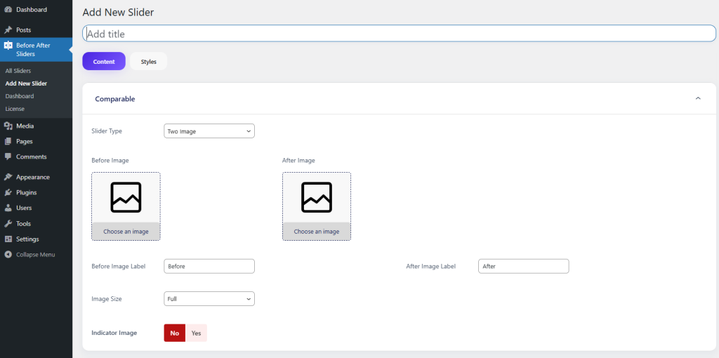 Add the Slider