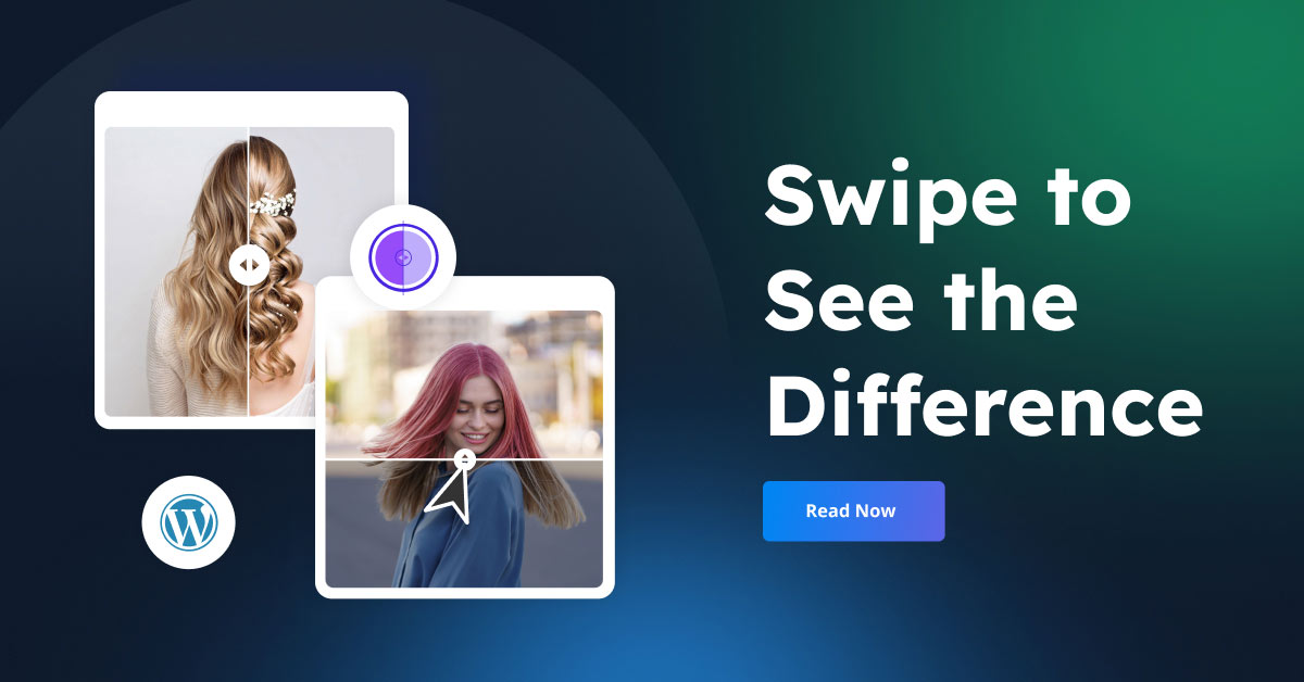 Before After Slider for Hair Styling in WordPress to Showcase ...
