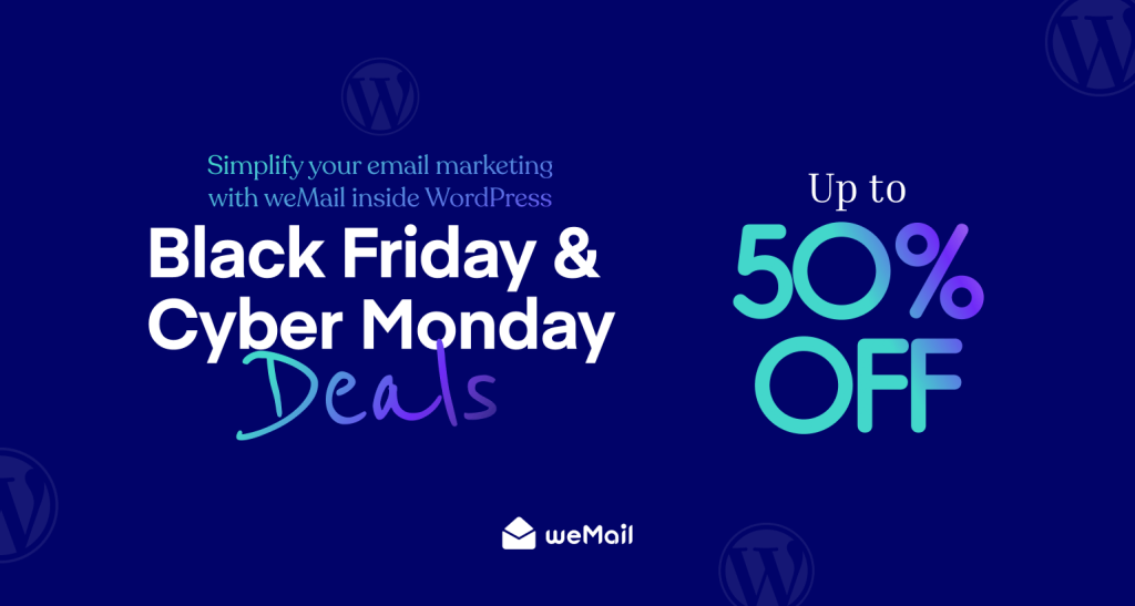 weMail BFCM deals