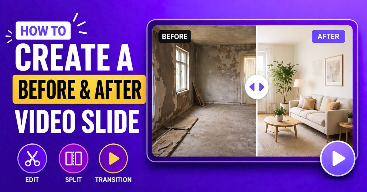How to Easily Create a Before and After Video Slide for Your Content ...