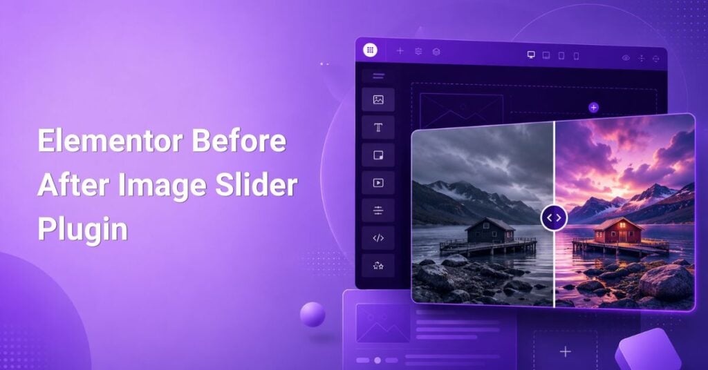 Elementor Before After Image Slider Plugin