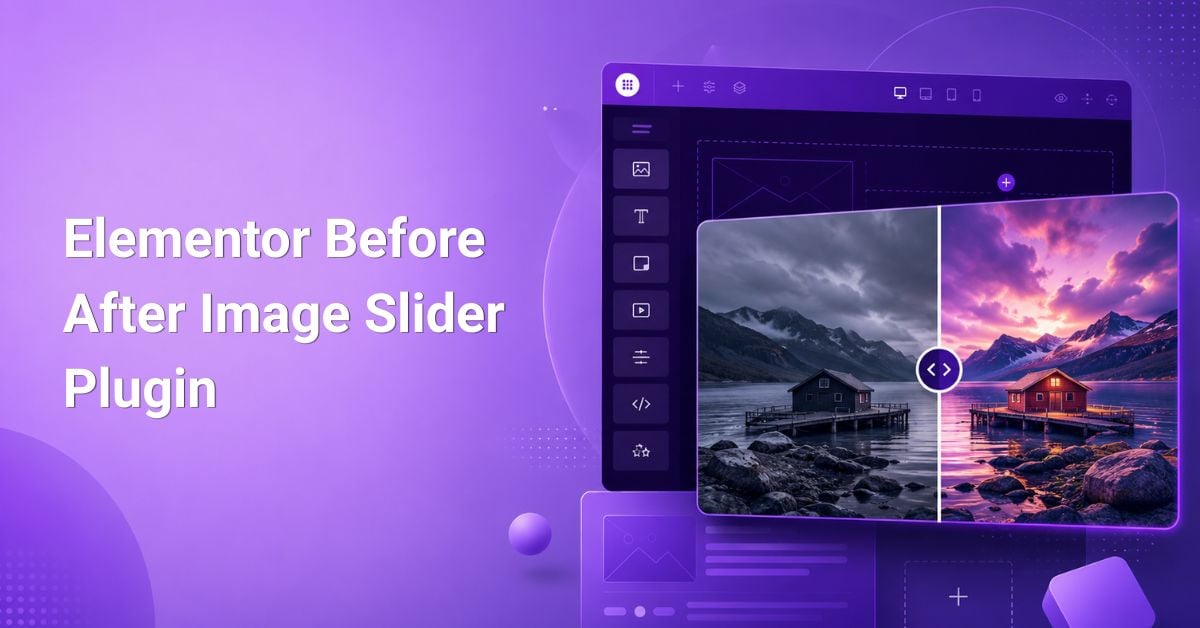 Elementor Before After Image Slider Plugin