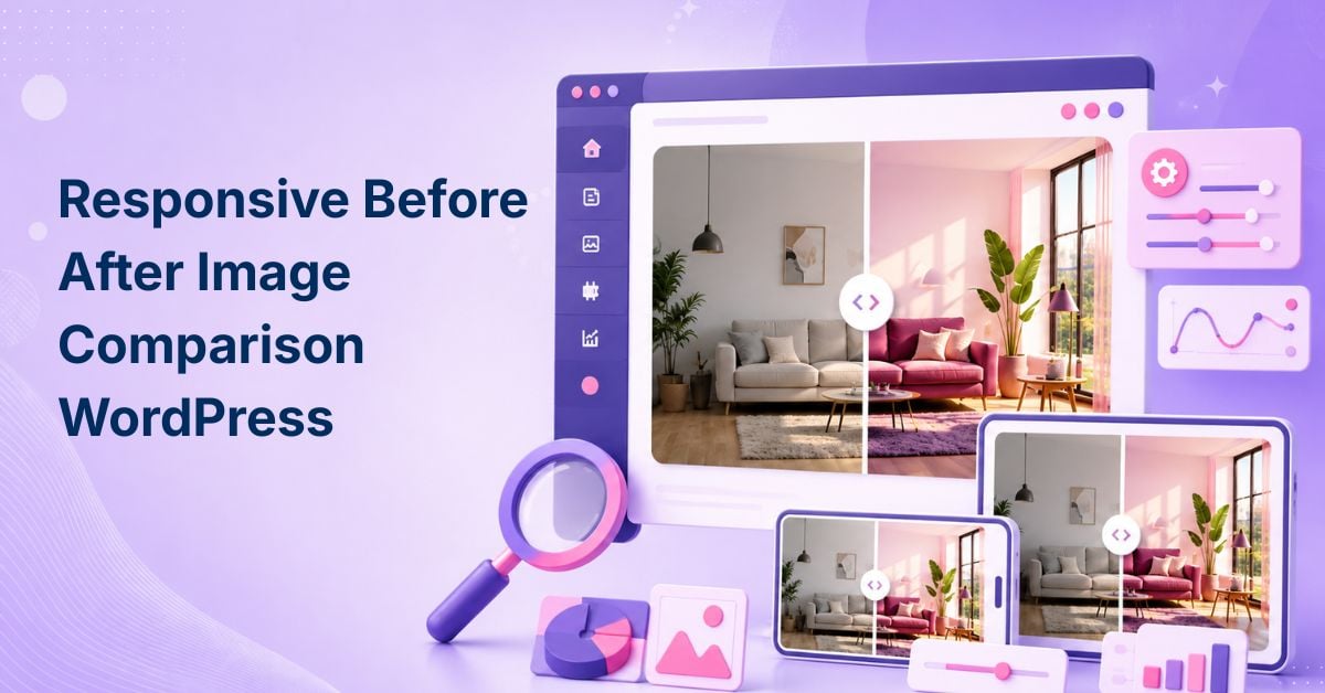 Responsive Before After Image Comparison in WordPress